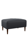 John Lewis Draper II Footstool, Dark Leg, Matt Navy