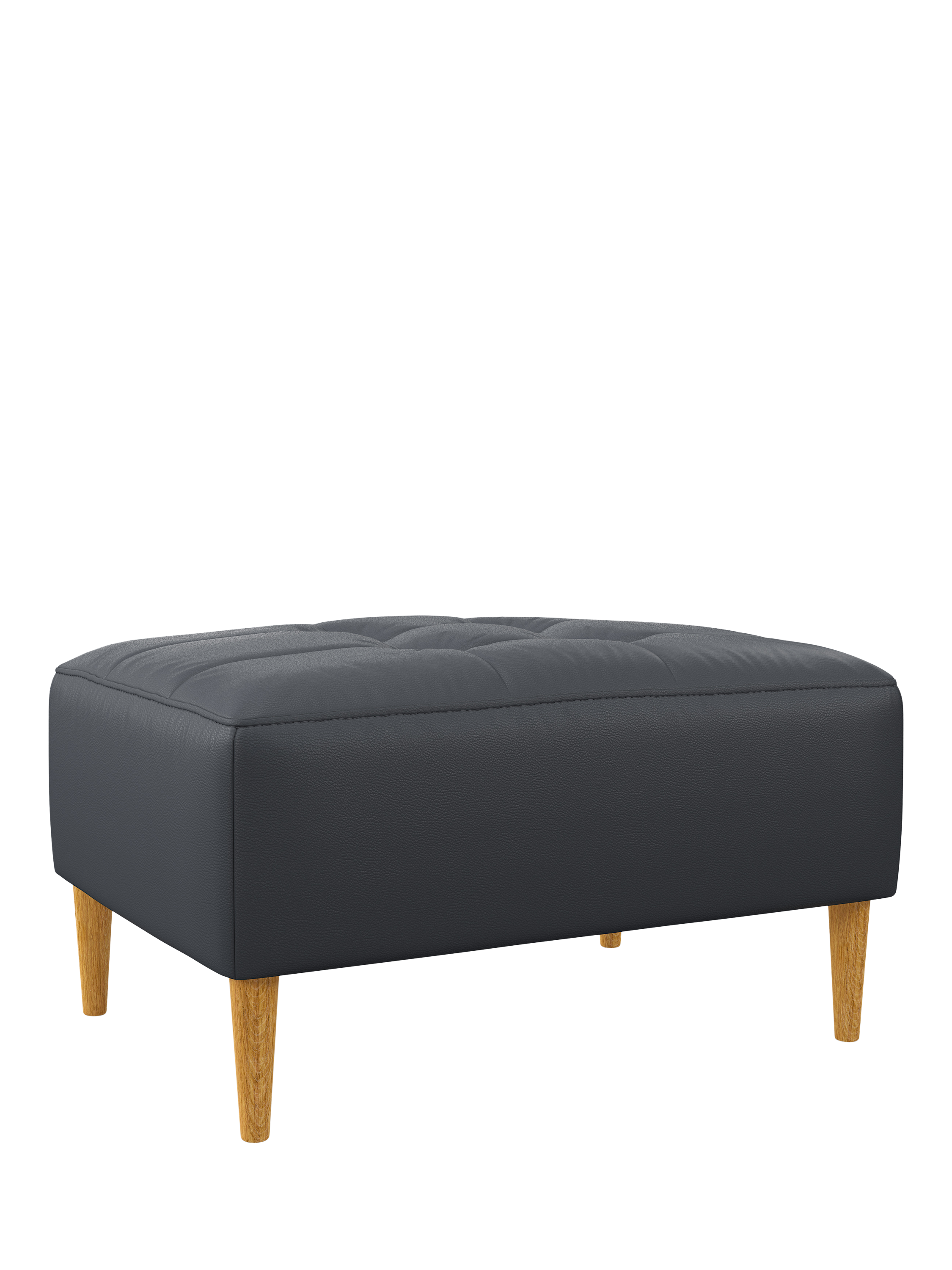 Draper Range, John Lewis Draper II Footstool, Light Leg, Matt Navy