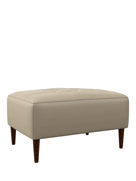 John Lewis Draper II Footstool, Dark Leg, Matt Pearl