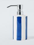 John Lewis Stripe Soap Dispenser, Delft