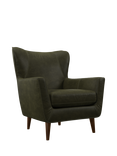 John Lewis Thomas Leather Armchair, Dark Leg