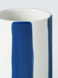 John Lewis Stripe Bathroom Tumbler, Delft