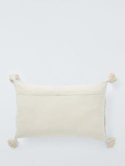 John Lewis Tufted Waves Cushion - view 2, Caramel