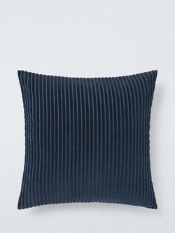 John Lewis Jumbo Cord Cushion, Navy