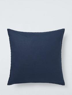 John Lewis Jumbo Cord Cushion - view 2, Navy