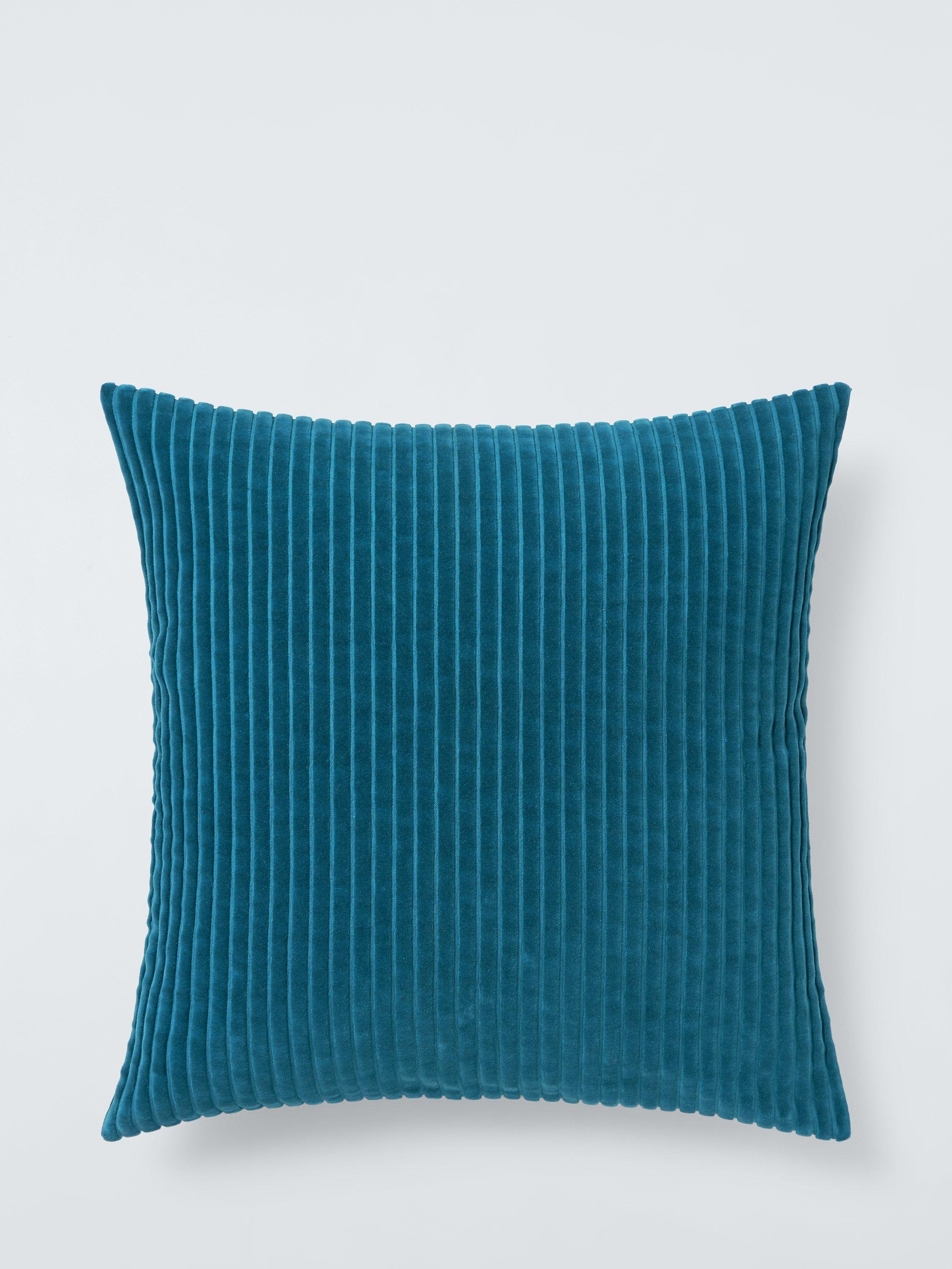 John Lewis ANYDAY Jumbo Cord Cushion Fjord