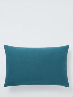 John Lewis Diamond Embroidery Cushion - view 2, Fjord