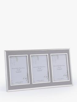 Laura Ashley Harrison Triple Photo Frame, 4 x 6" (10 x 15cm) - view 2, Charcoal