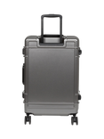 Eastpak Resist'R 4 Wheel 78cm Large Suitcase, 90L, Black, Brushed Metal