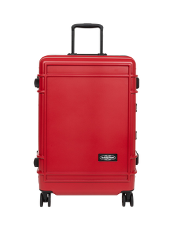Eastpak Resist'r 4 Wheel 68.5cm Medium Suitcase, 63L, Fire Red