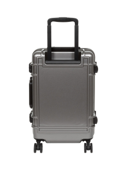 Eastpak Resist'R 4 Wheel 55.5cm Cabin Case, 34L, Black - view 2, Brushed Metal