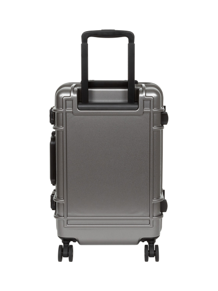 Eastpak Resist'R 4 Wheel 55.5cm Cabin Case, 34L, Black - view 2, Brushed Metal