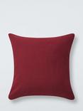 John Lewis Segment Cushion, Deep Red