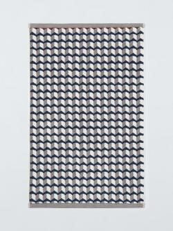 Margo Selby Southwold Bath Mat, Navy/Grey, Navy/Grey
