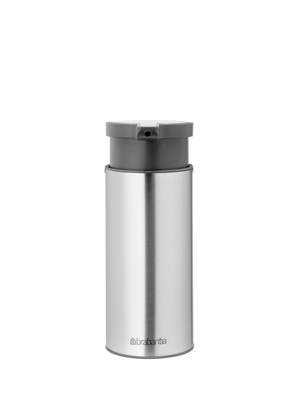 Brabantia Profile Soap Dispenser, 180ml, Matt Steel, Matt Steel