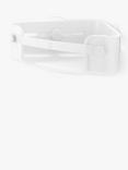 Umbra Flex Adhesive Corner Shower Bin, White