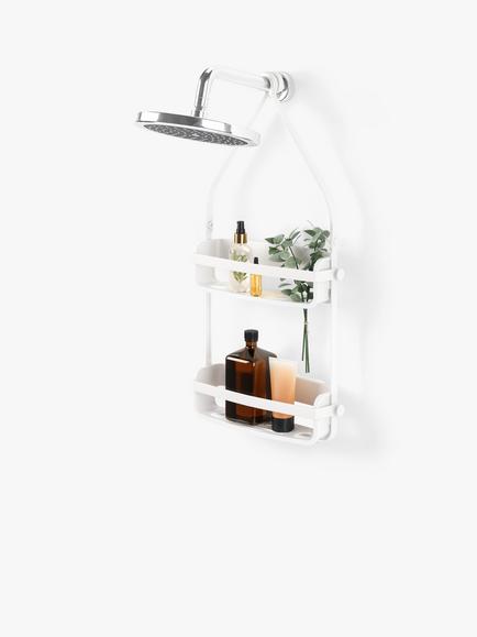 Umbra Flex Shower Caddy, White, White