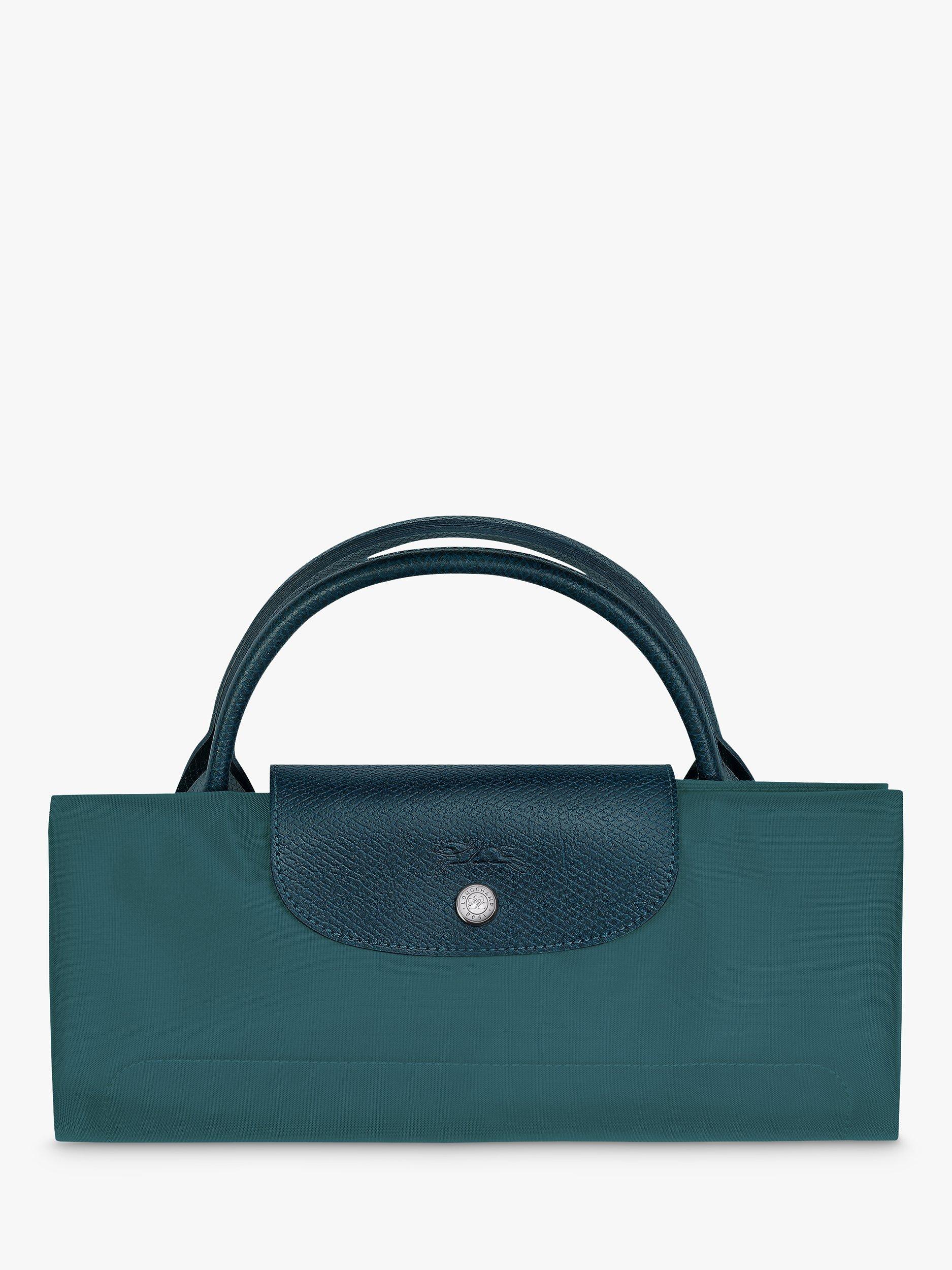 Longchamp Le Pliage Green Recycled Canvas XL Travel Bag Peacock