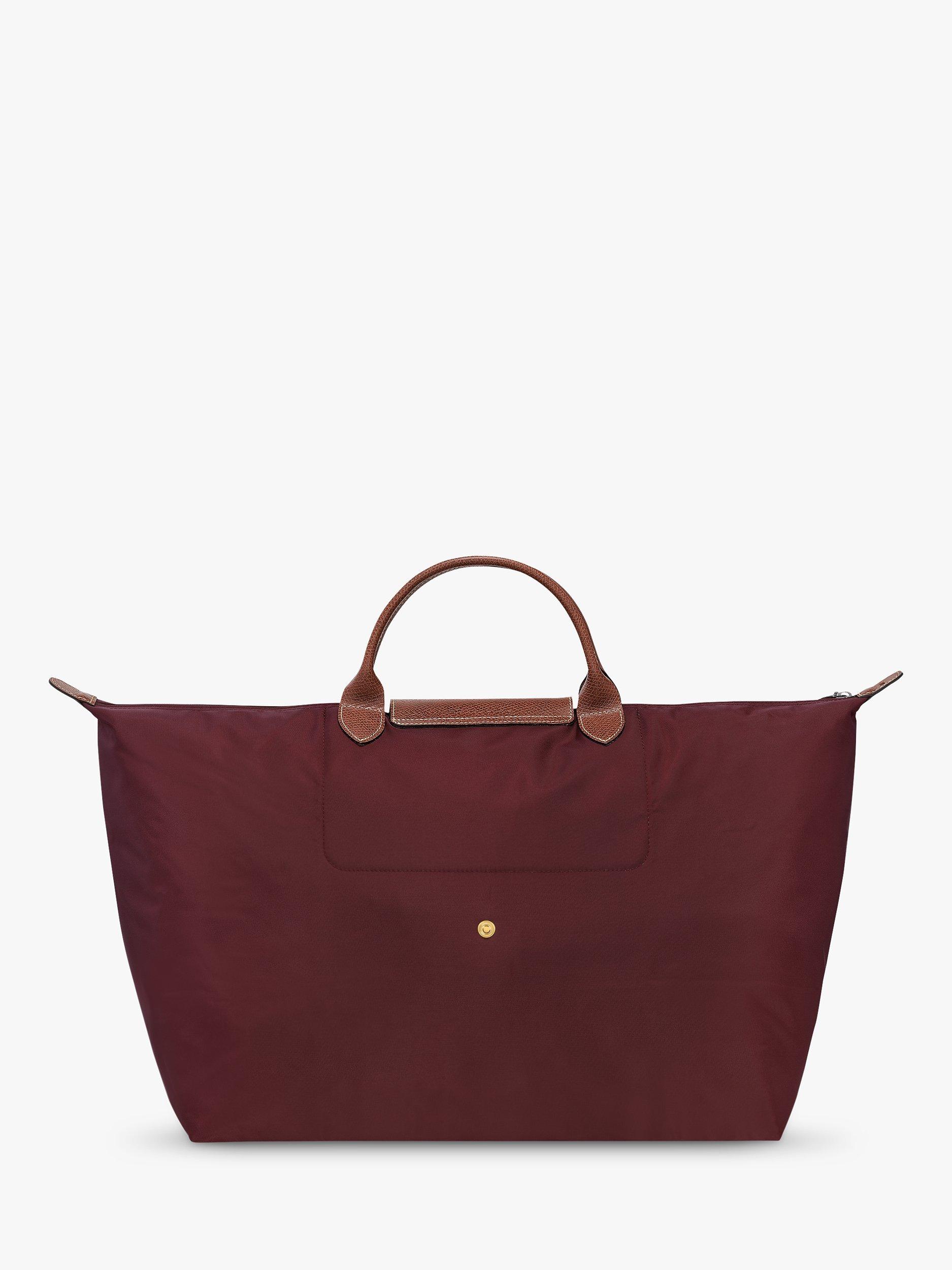 Longchamp Le Pliage Original Small Travel Bag Burgundy