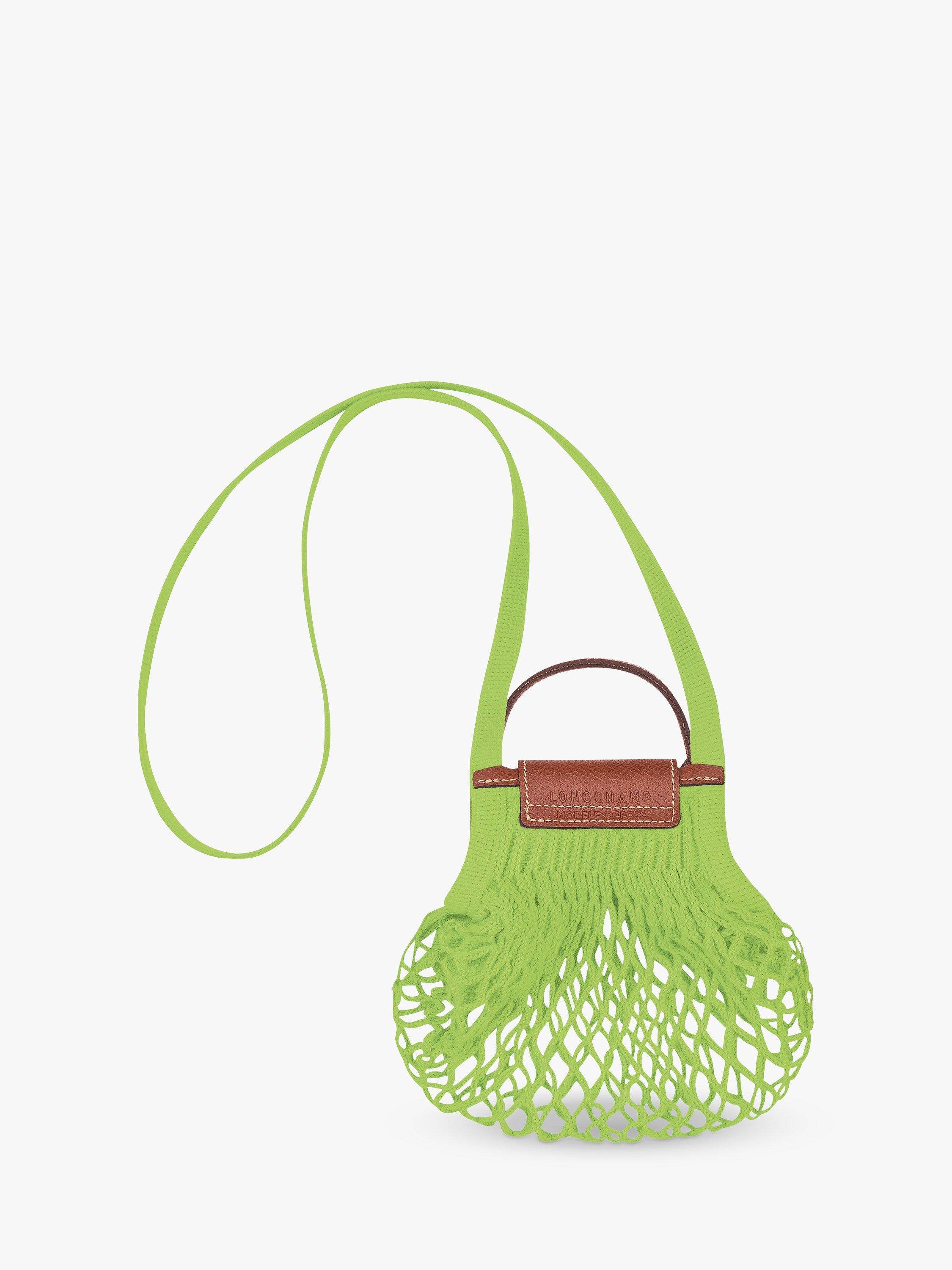 Longchamp Le Pliage Filet Mini Top Handle Bag, Green