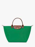 Longchamp Le Pliage Original Medium Top Handle Bag, Green