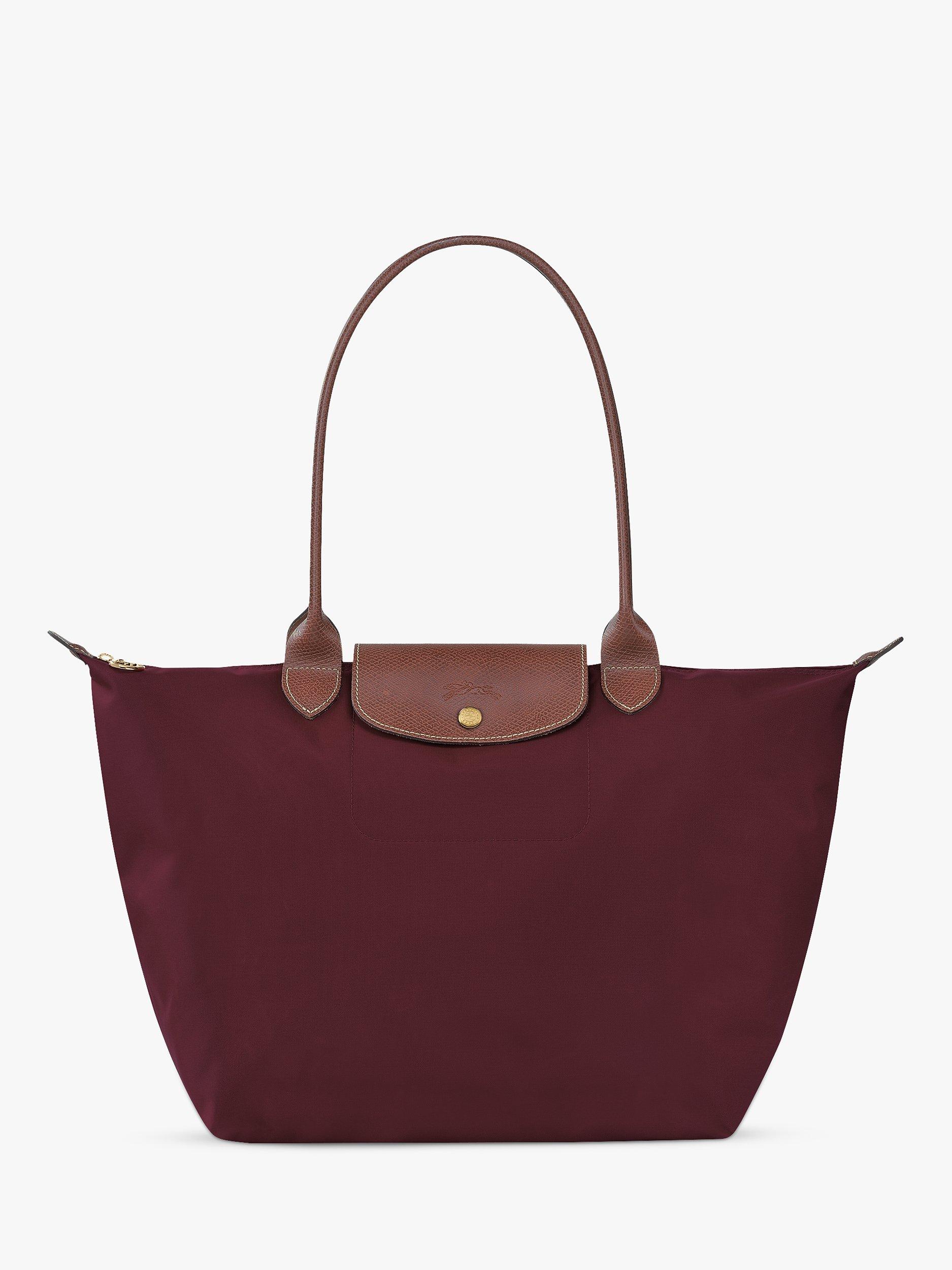 Longchamp Le Pliage Original Large Shoulder Bag Burgundy