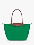 Longchamp Le Pliage Original Large Shoulder Bag, Green