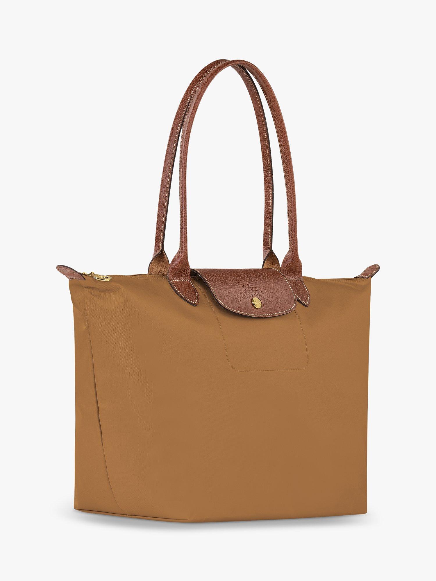 Product image 3 of 6, which shows Longchamp Le Pliage Original Large Shoulder Bag, Fawn