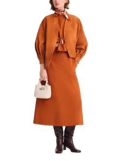 Longchamp Le Roseau XS Grained Leather Crossbody Bag - view 2, Paper