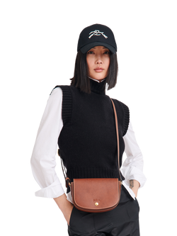 Longchamp Épure Leather Cross Body Bag - view 2, Brown