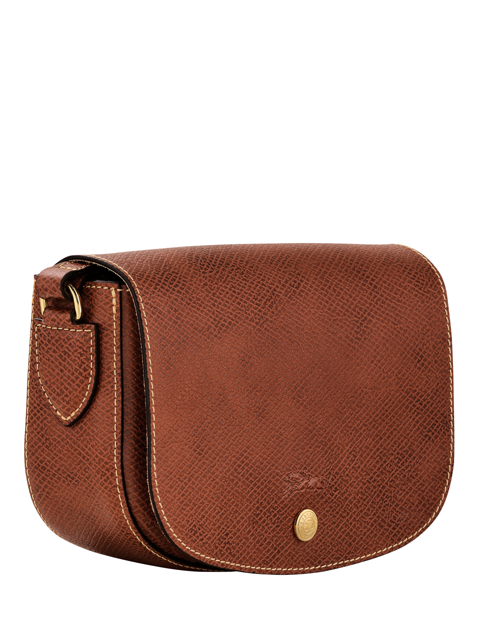 Product image 4 of 6, which shows Longchamp Épure Leather Cross Body Bag, Brown