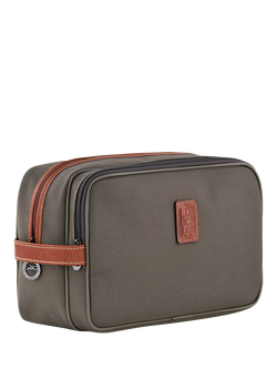 Longchamp Boxford Toiletry Case - view 2, Brown