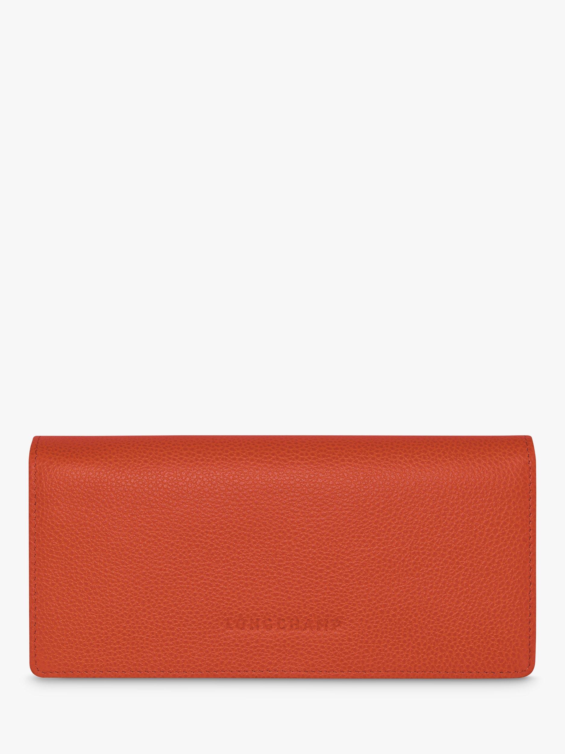 Longchamp continental leather wallet sale