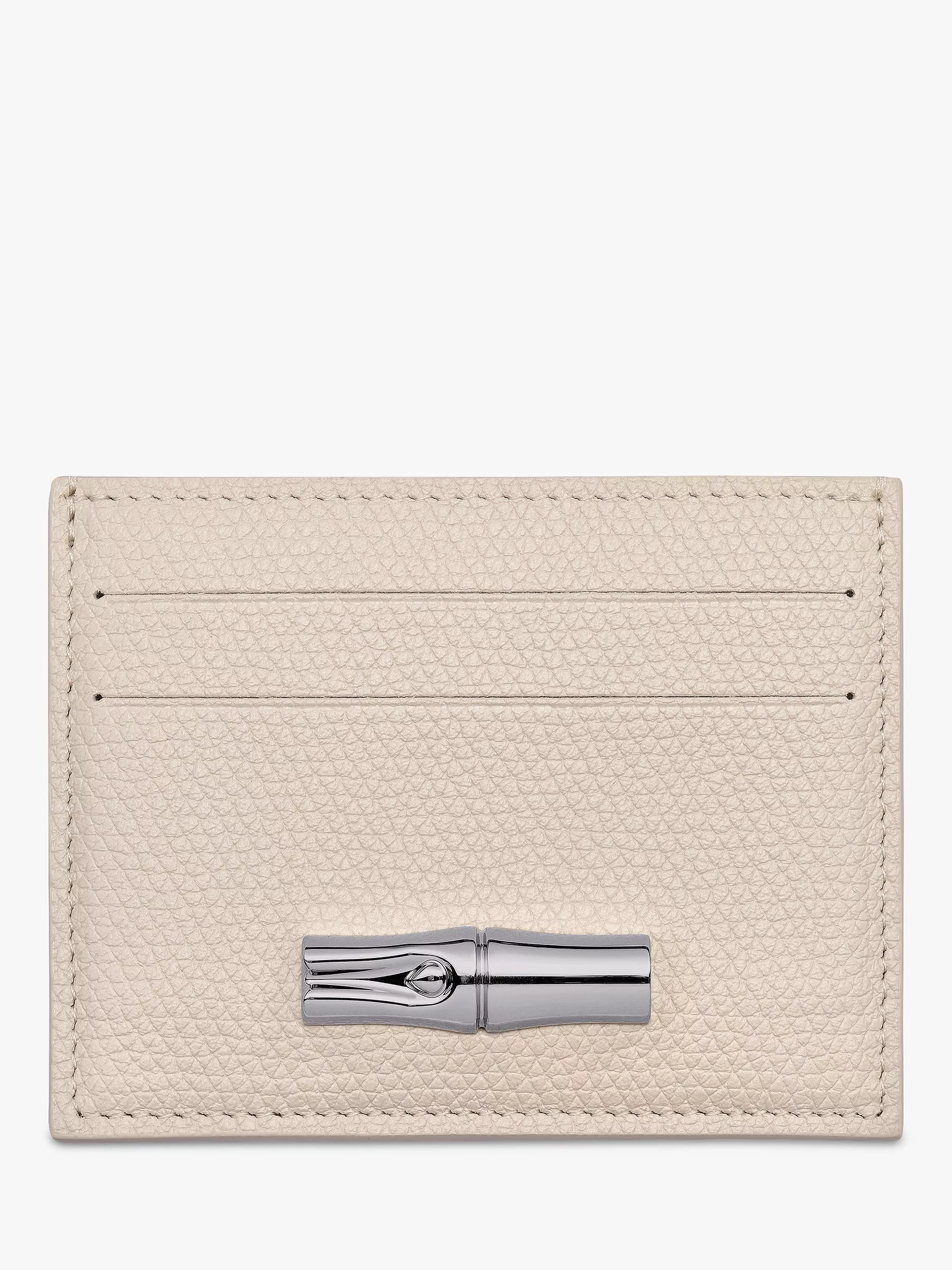 Longchamp Le Roseau Leather Card Holder