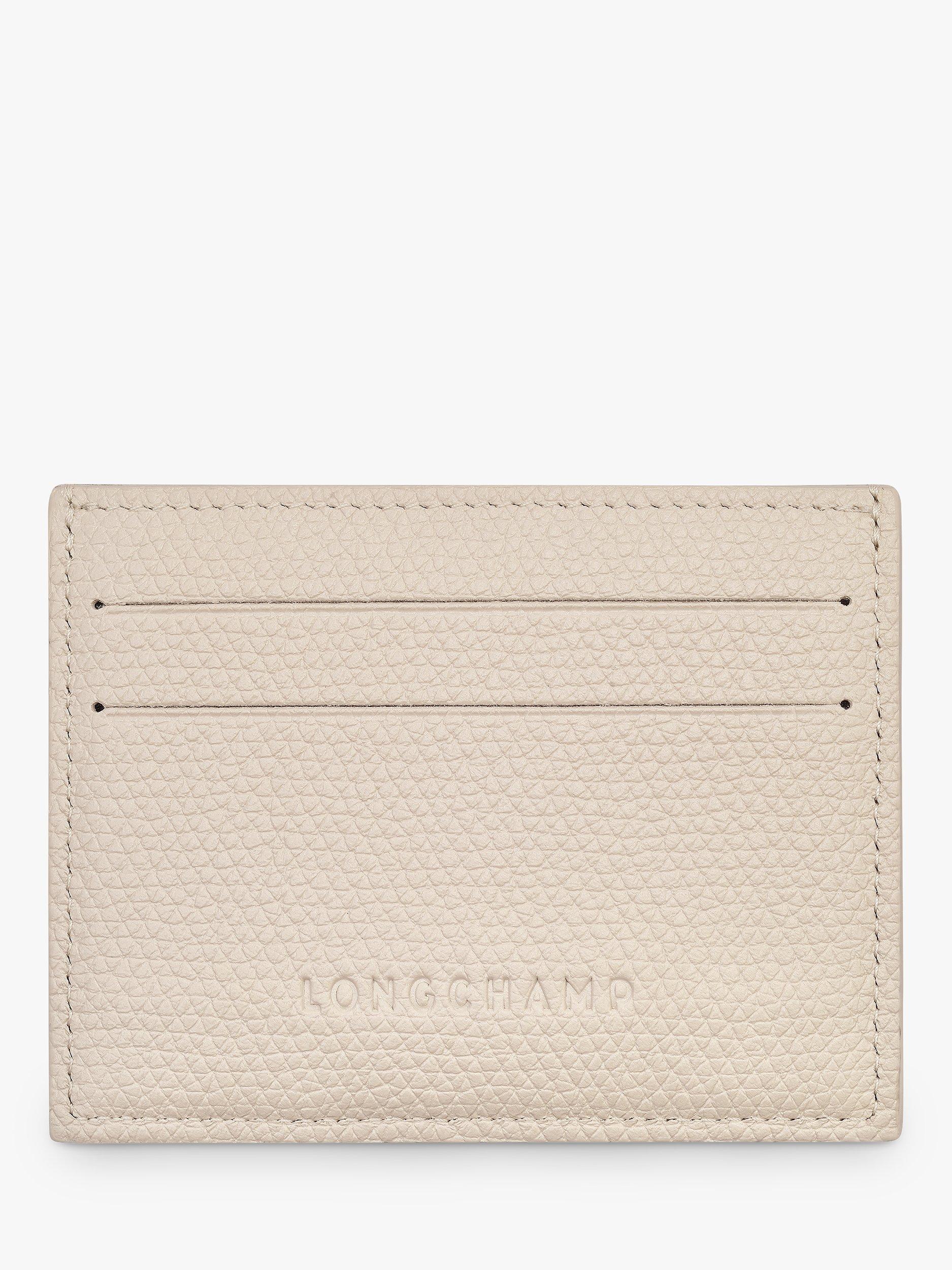 Product image 2 of 2, which shows Longchamp Le Roseau Leather Card Holder, Paper