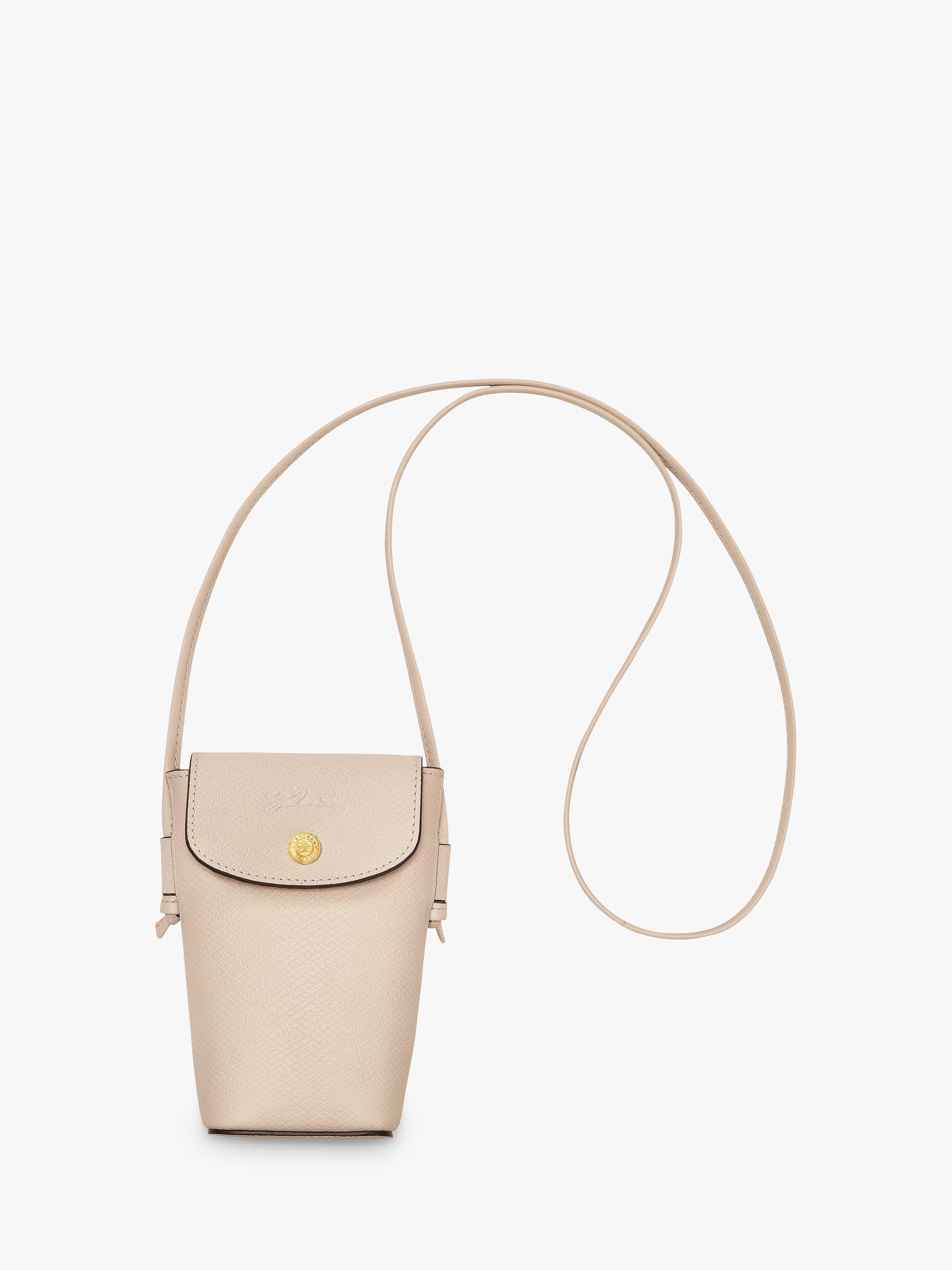 Product image 1 of 3, which shows Longchamp Épure Leather Cross Body Phone Pouch, Paper