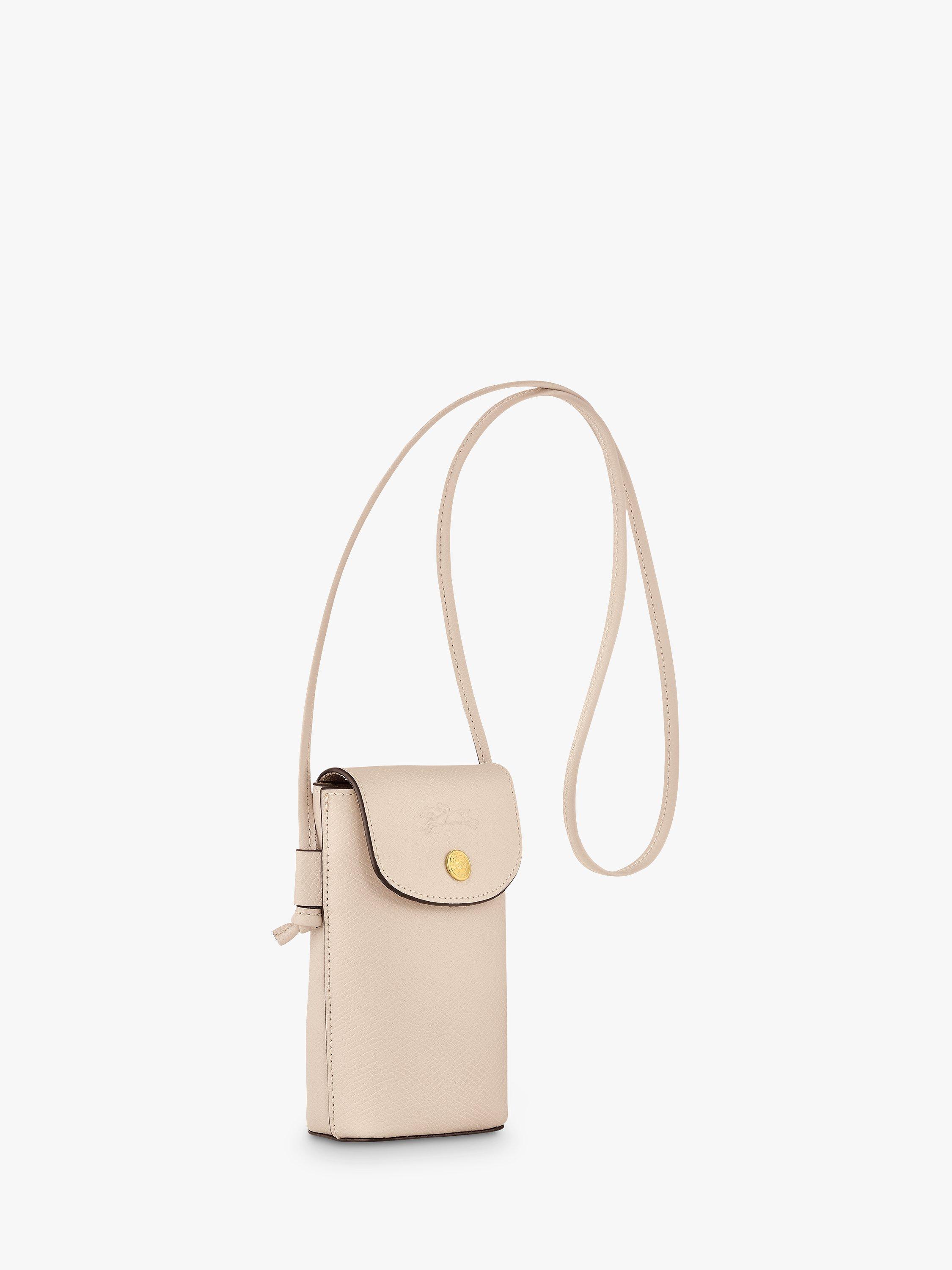 Product image 2 of 3, which shows Longchamp Épure Leather Cross Body Phone Pouch, Paper