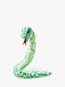Steiff Gin Snake Plush Soft Toy, Green/Multi - view 2, Multi