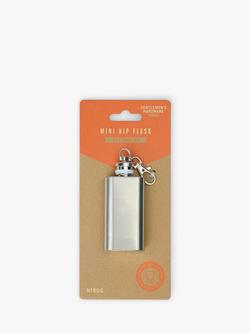 Gentlemen's Hardware Mini Stainless Steel Hip Flask, 28ml, 