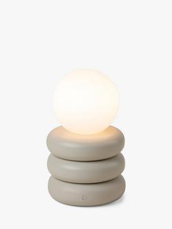 houseof Tube Cordless Portable Table Lamp, Sand, Sand