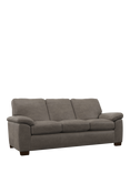 John Lewis Camden Grand 4 Seater Leather Sofa, Dark Leg