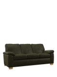 John Lewis Camden Grand 4 Seater Leather Sofa, Light Leg
