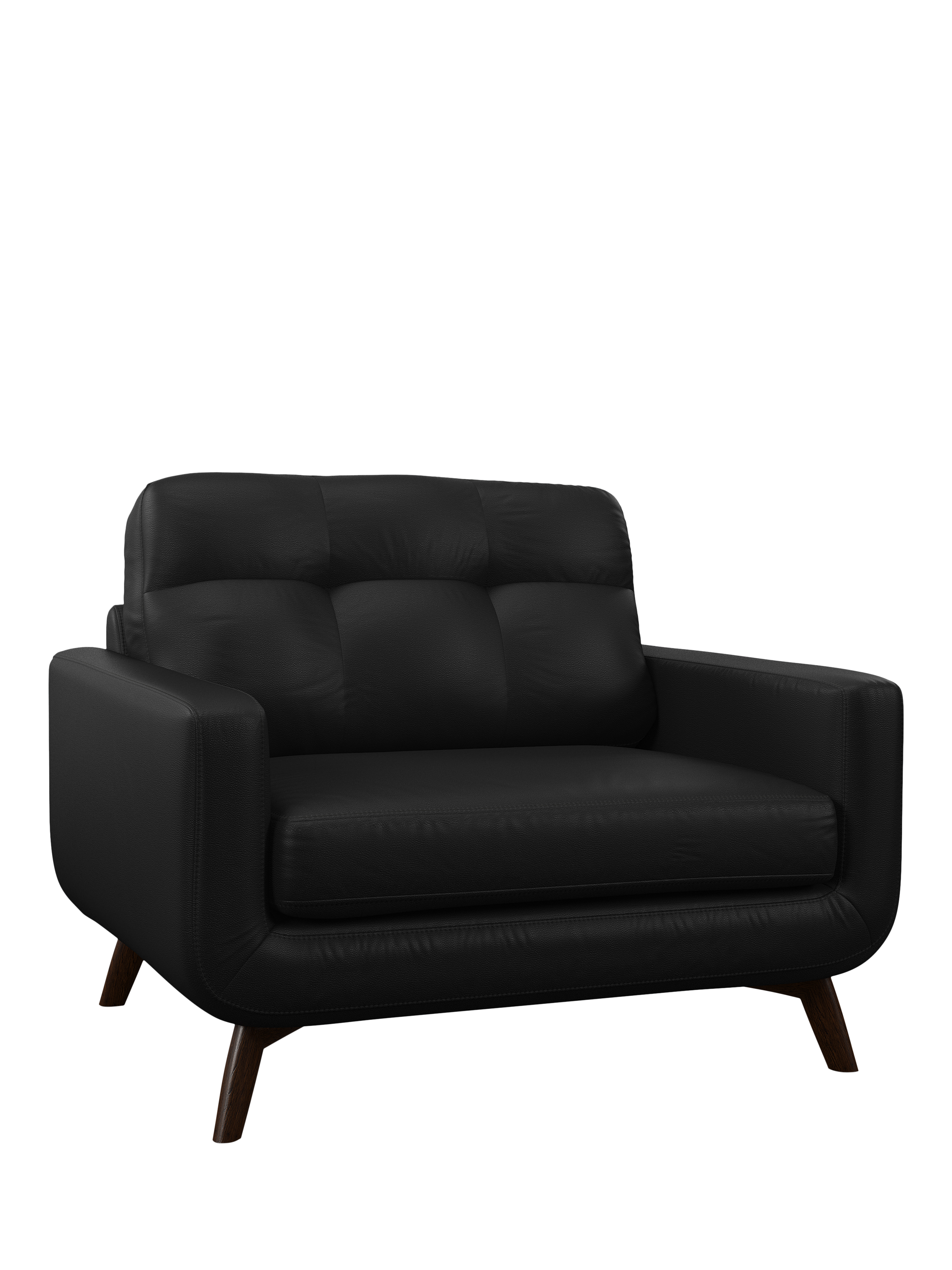 Barbican Range, John Lewis Barbican Leather Snuggler, Dark Leg, Matt Black
