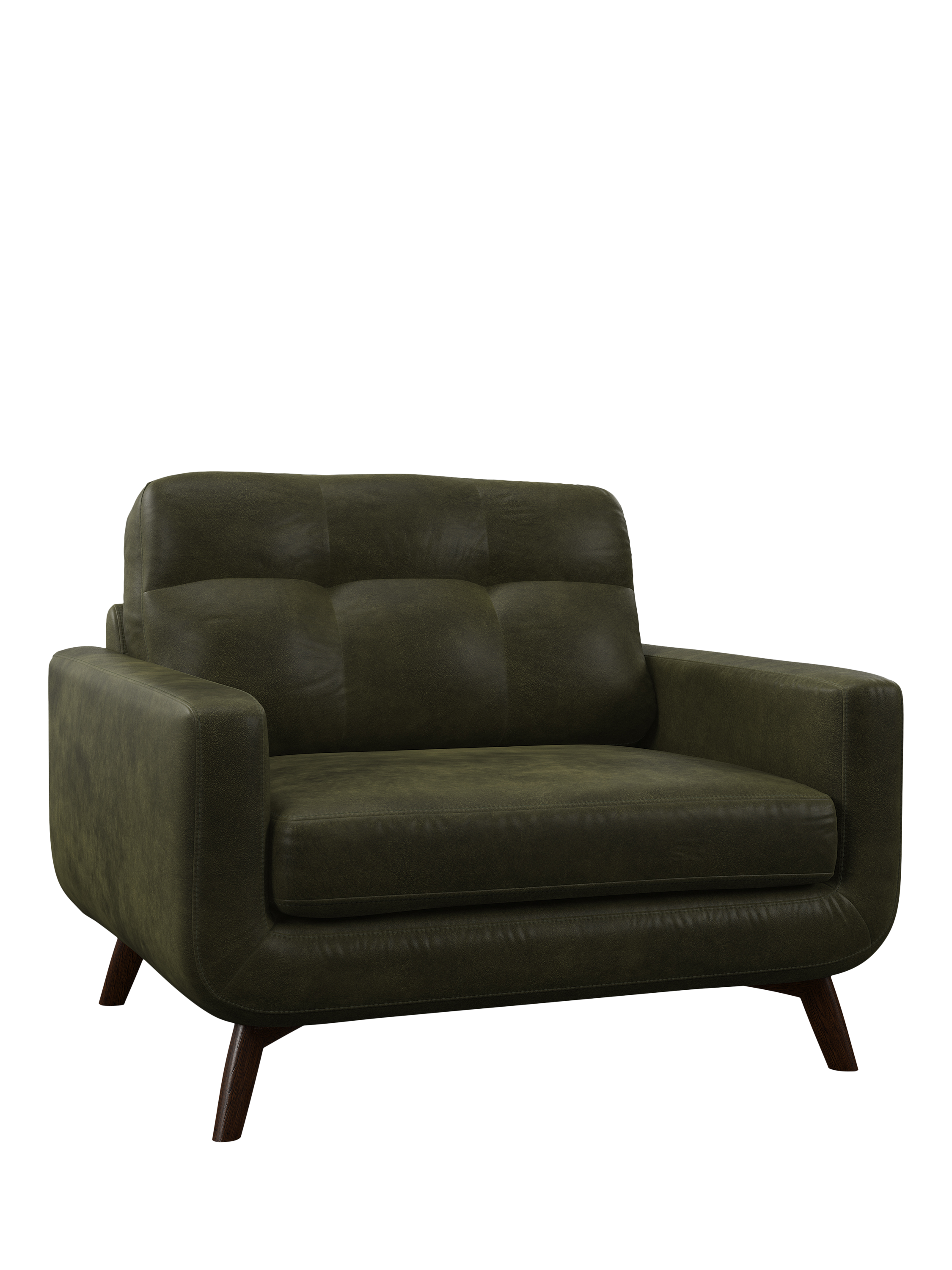Barbican Range, John Lewis Barbican Leather Snuggler, Dark Leg, Demetra Green