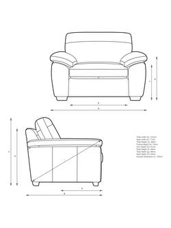 John Lewis Leather Loveseat, Light Leg - view 2, Demetra Green