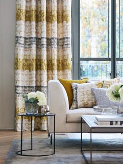 Harlequin Pontia Furnishing Fabric, Ochre/Steel, Ochre/Steel