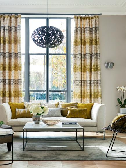 Harlequin Pontia Furnishing Fabric, Emerald/Stone - view 2, Emerald/Stone