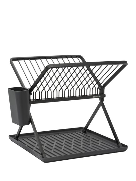 Brabantia SinkSide Foldable Dish Drying Rack, Dark Grey - view 2, Dark Grey