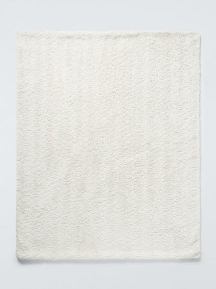 John Lewis Luxury Faux Fur Throw, White, White