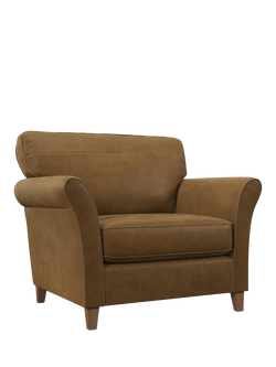 John Lewis Charlotte II Leather Snuggler, Light Leg, Demetra Light Tan